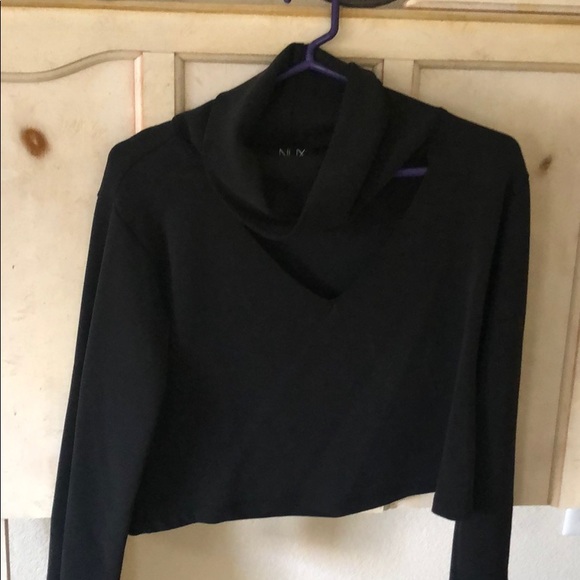 NUX cropped top black xsmall - Picture 1 of 6